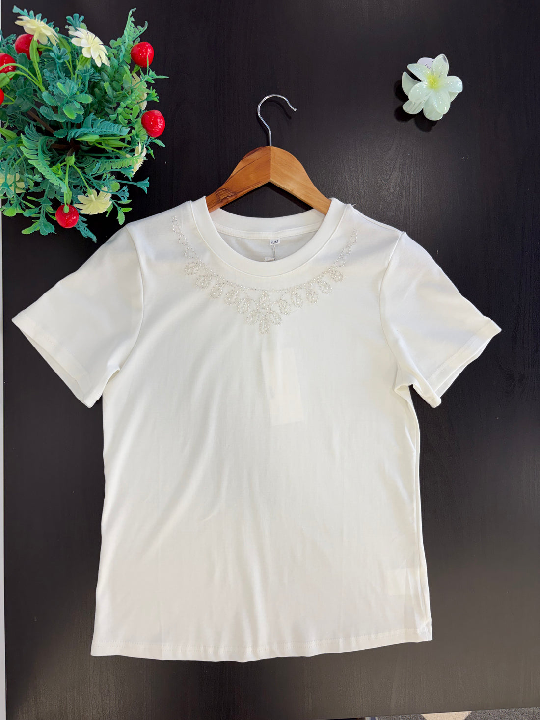 Camiseta Perla - BEIGE