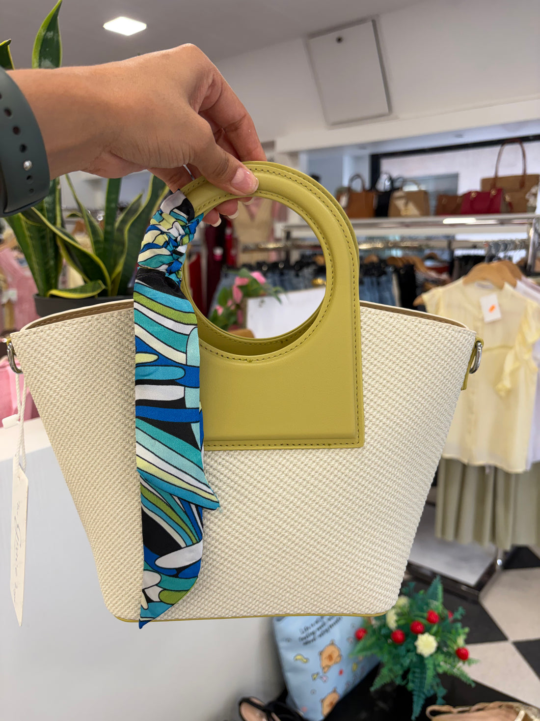Bolso Rafia Toscana Verde